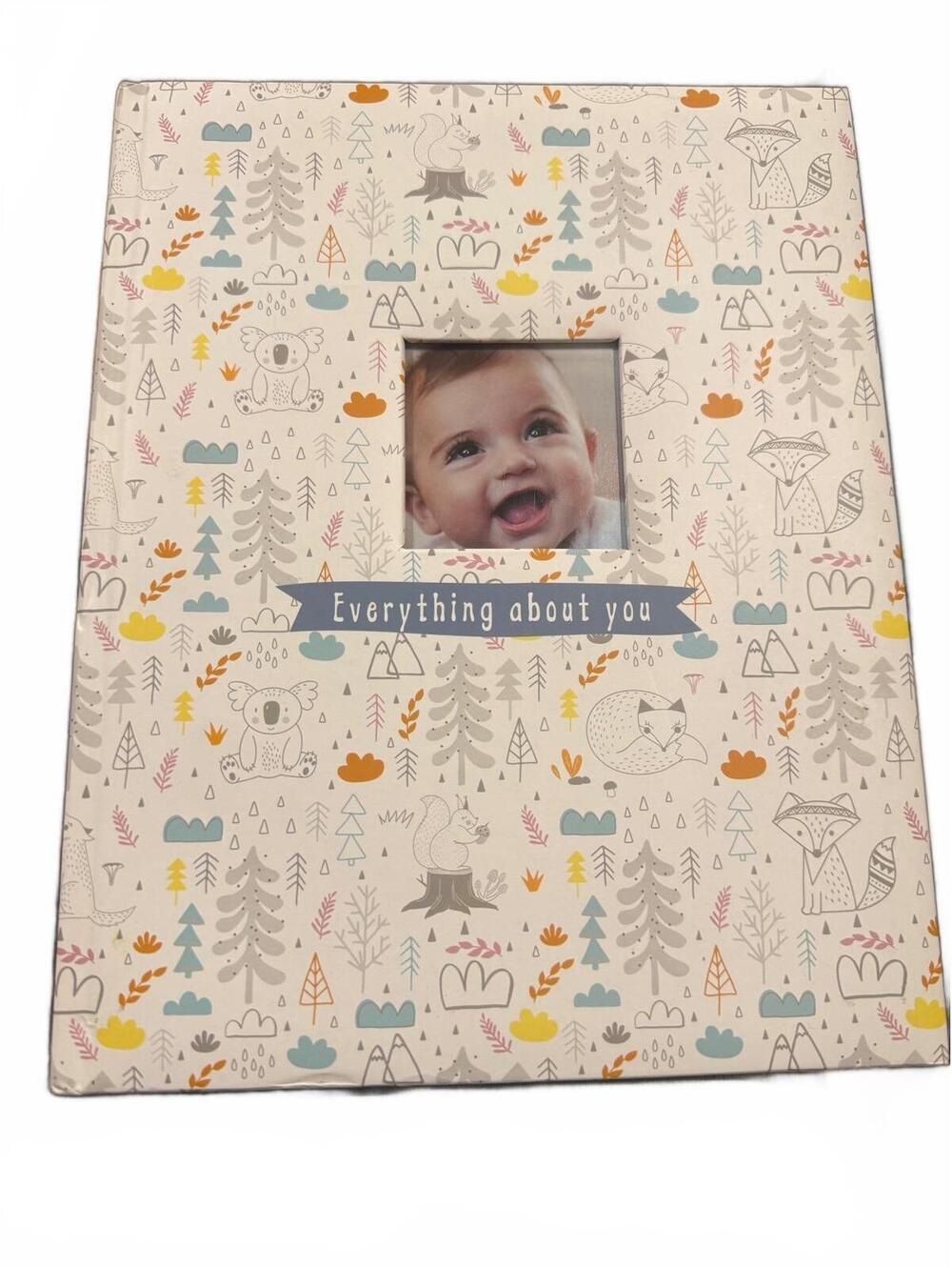 C.R. Gibson “Little Man” Baby Memory Book First 5 Years Woodland Forest Theme